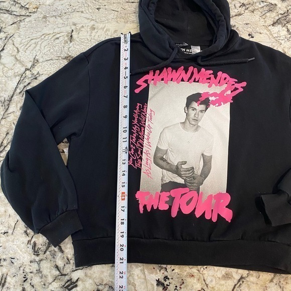 Shawn Mendes The Tour‎ Black Hoodie - Picture 6 of 7